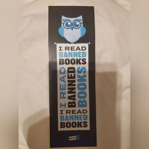 Black and Blue 'I Read Banned Books' Bookmark